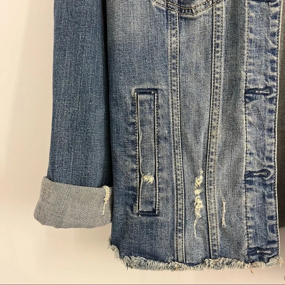 Hollister Distressed Jean Jacket - Picture 4 of 5